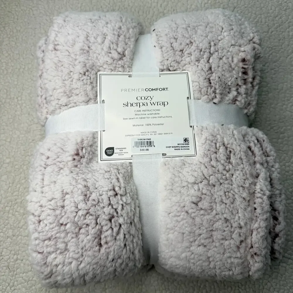 Premier Comfort Cozy Sherpa Wrap Blanket